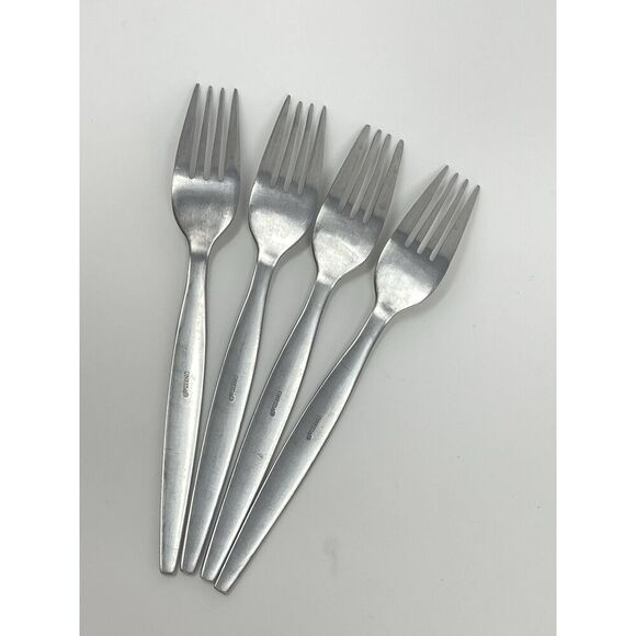 ONEIDA TERESA Stainless Steel Satin Dinner Forks 8.25” Set Of 4 Discontinued - Picture 4 of 5
